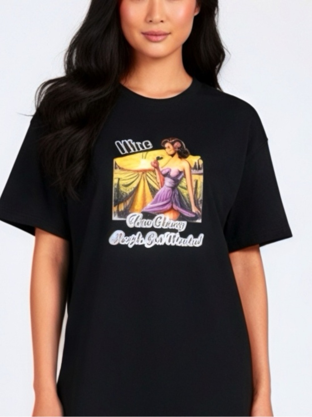 Black Short Sleeve Graphic Print T WINE, HOW CLASSY PEOPLE GET DRINK Shirt